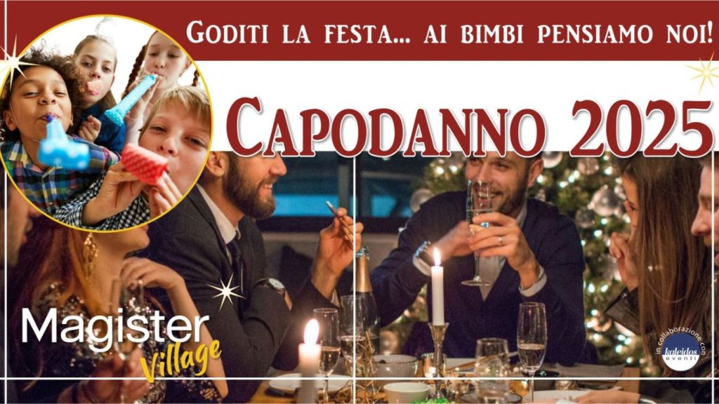 Capodanno 2025 a Montesilvano cena spettacolo e animazione bimbi