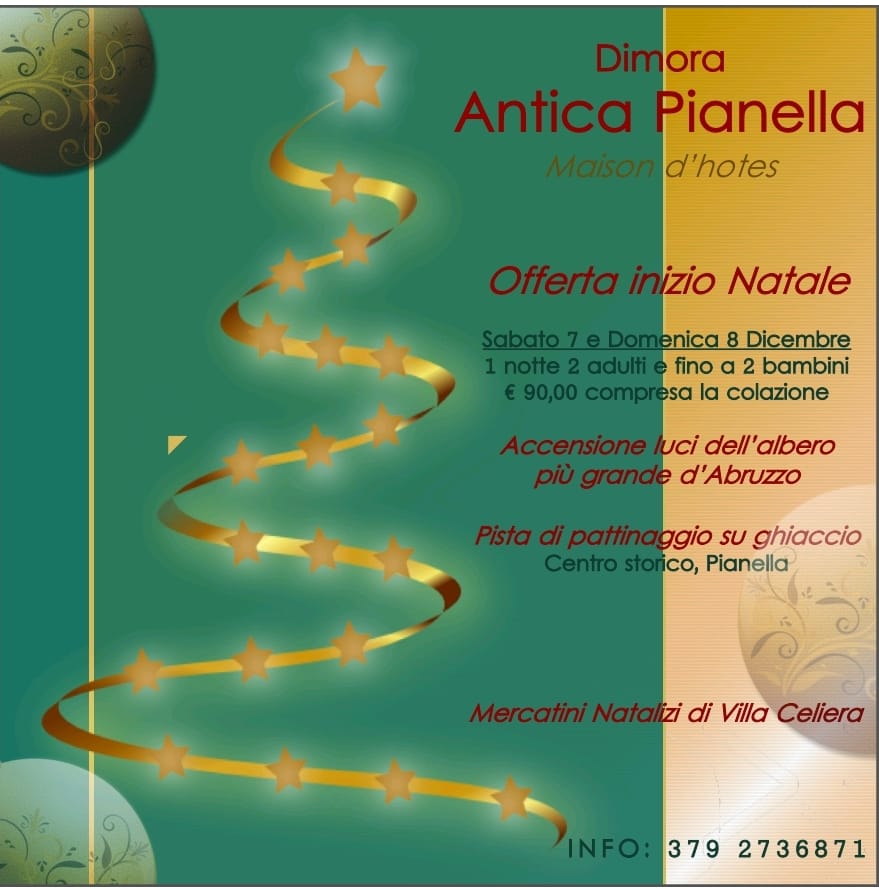 Dimora Antica Pianella offerta natalizia