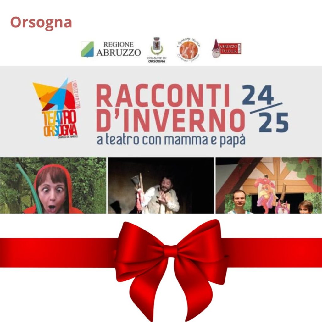 Idea regalo teatro per bambini e ragazzi a Orsogna