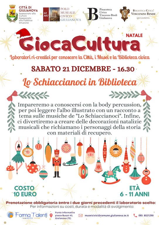 Laboratorio Cantastorie a Giulianova con GiocaCultura Natale
