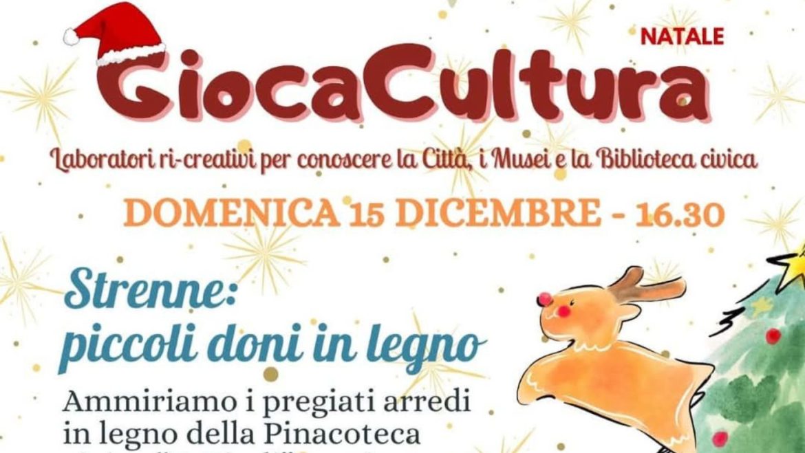 Laboratorio per bambini sul legno a Giulianoya con Giocacultura