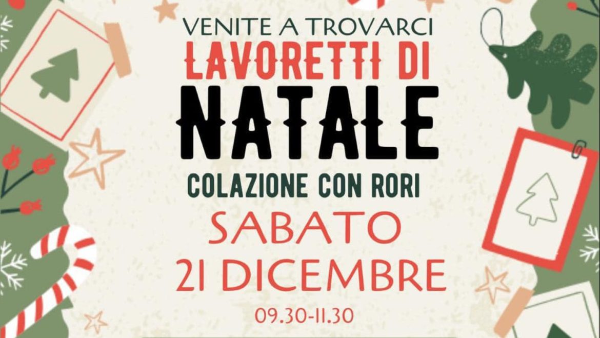Lavoretti di Natale a colazione a Roseto degli Abruzzi da Ristobar Olimpia