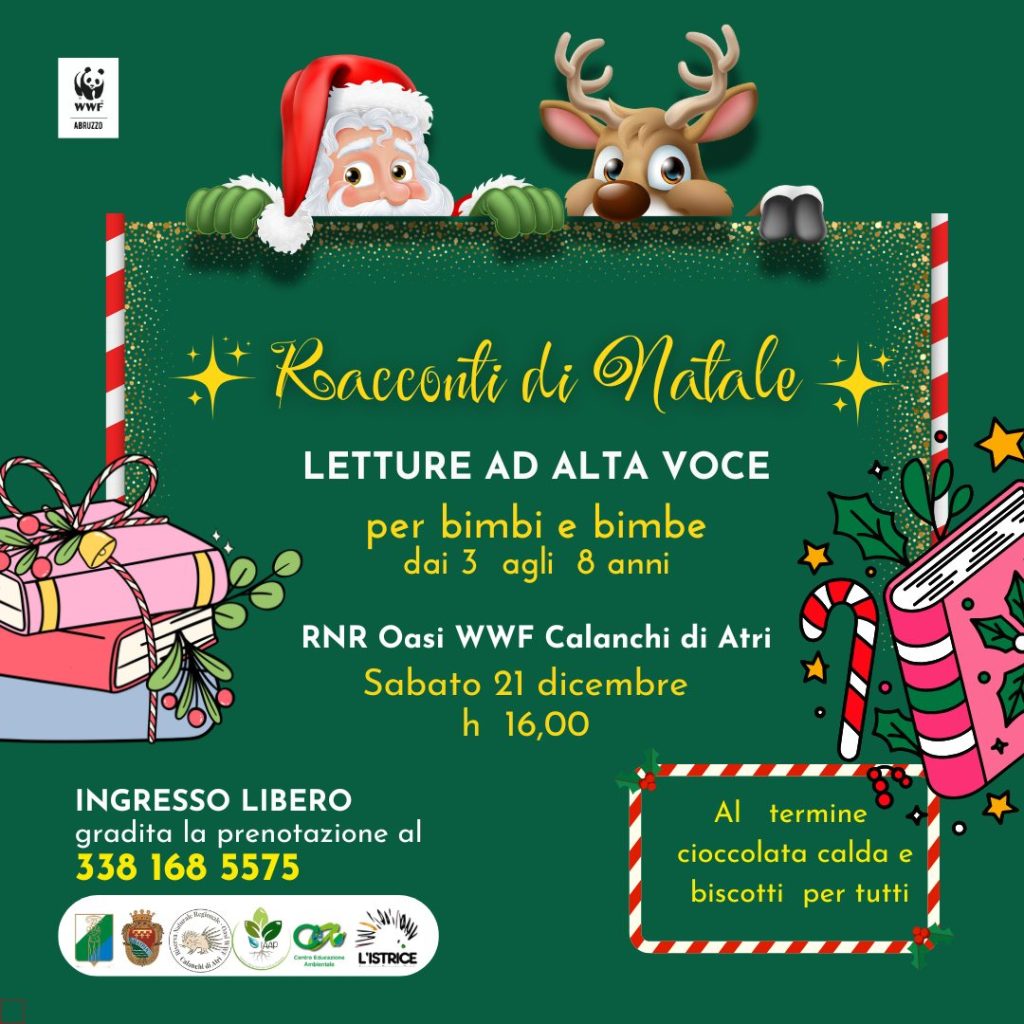 Letture ad alta voce ad Atri nella Riserva Oasi WWF Calanchi in provincia di Teramo