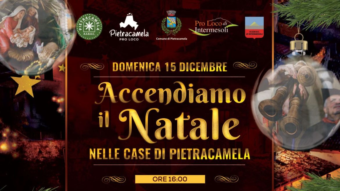 Natale a Pietracamela Accendiamo il Natale Presepi, Musica e Luminarie