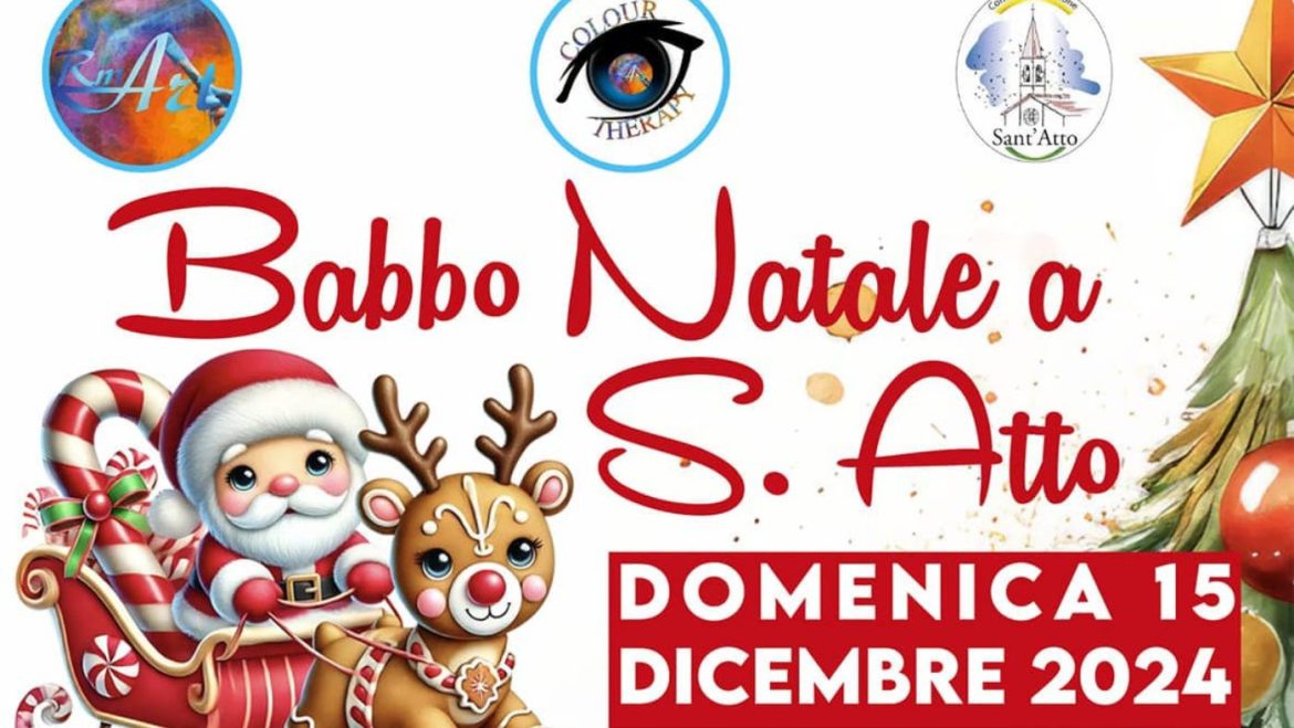 Natale a Sant’Atto con Babbo Natale, laboratorio, truccabimbi e merenda