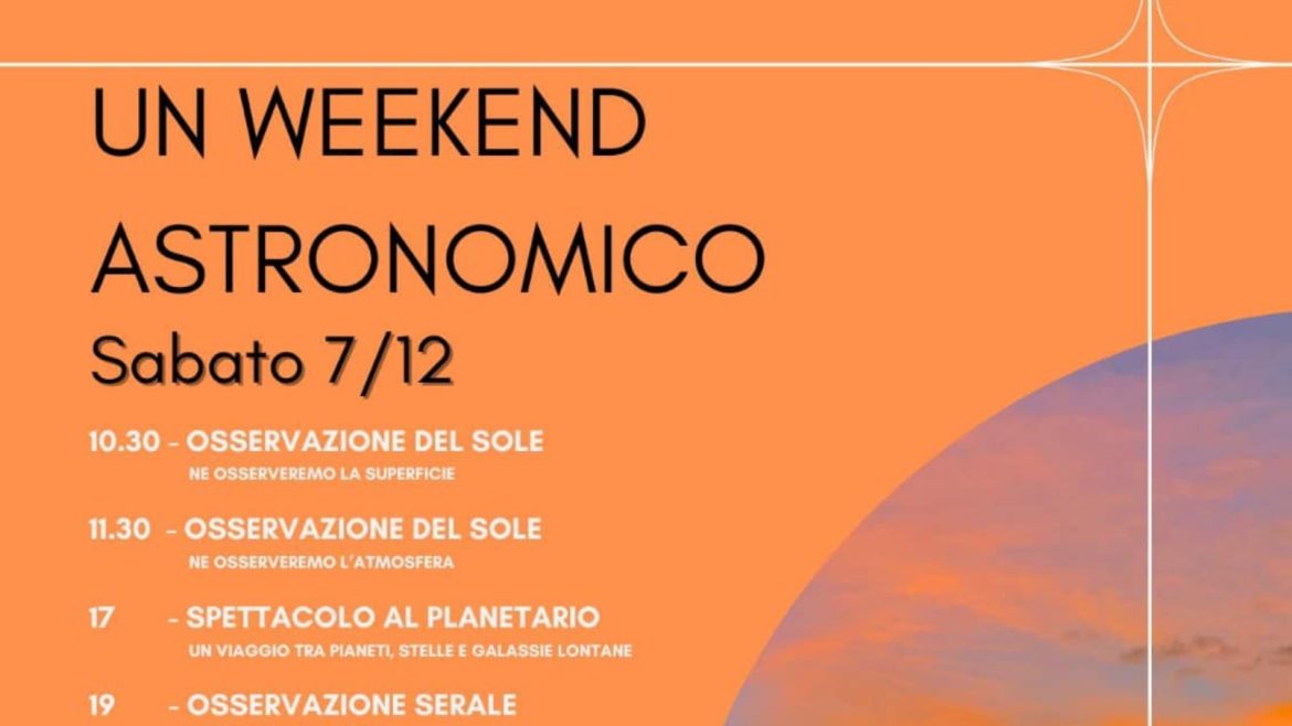 Natale ad Aielli con le osservazioni astronomiche di Torre delle Stelle fino a gennaio