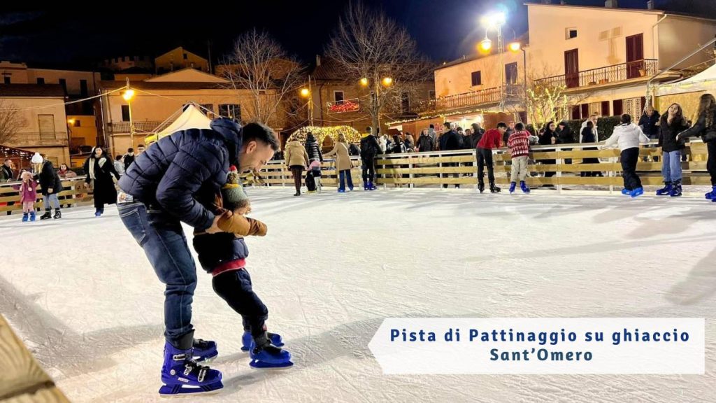 Pista di Pattinaggio su ghiaccio 2024 a Sant'Omero in provincia di Teramo