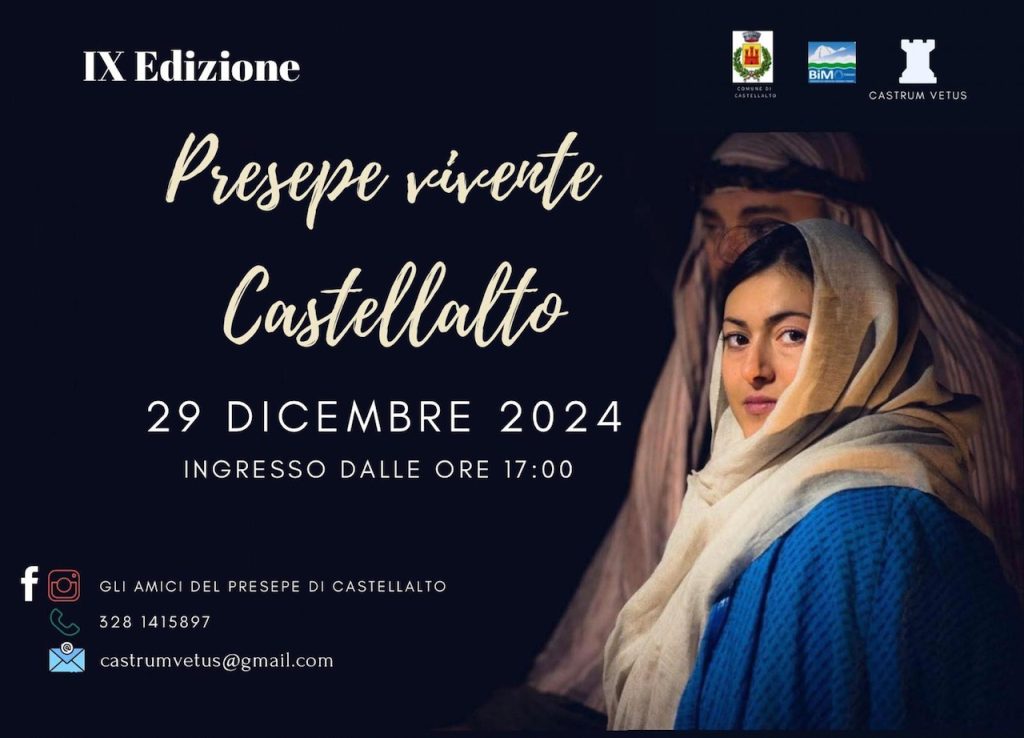 Presepe Vivente 2024 a Castellalto la natività della Betlemme di 2000 anni fa
