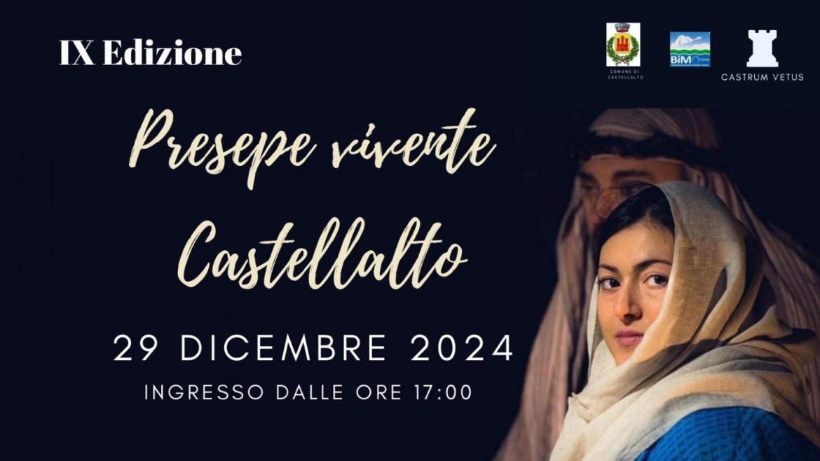 Presepe Vivente 2024 a Castellalto la natività della Betlemme di 2000 anni fa