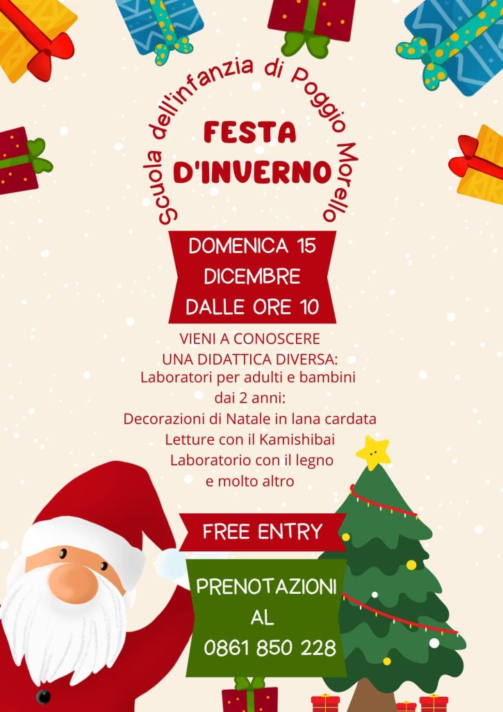 Scuola dell'Infanzia Poggio Morello Festa d'inverno e Open Day