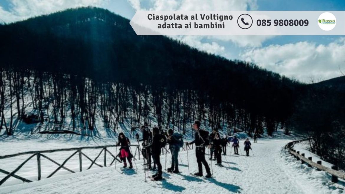 Ciaspolata al Voltigno adatta ai bambini di Il Bosso