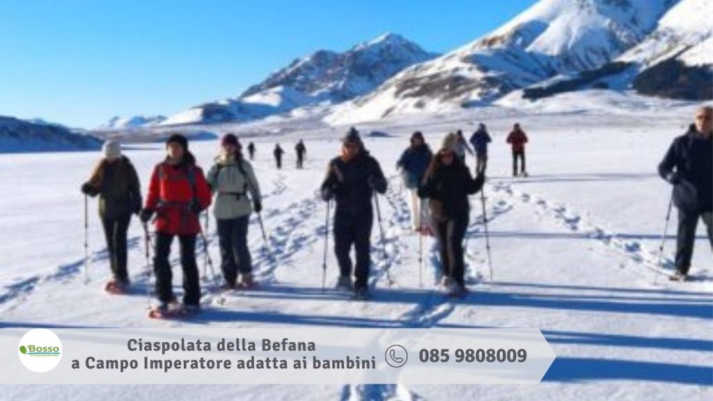 Ciaspolata della Befana a Campo Imperatore adatta ai bambini