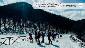 Ciaspolata al Voltigno adatta ai bambini di Ii Bosso