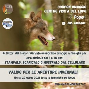 Ai lettori del blog è riservato un ingresso omaggio a famiglia per un bimbo dai 3 ai 10 anni
