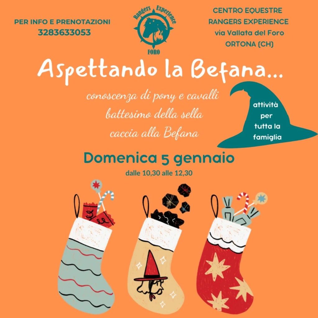 Aspettando la Befana a Ortona con i cavalli di Rangers Experience - Foro