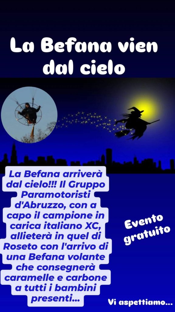 Befana a La Casa Illuminata a Roseto degli Abruzzi