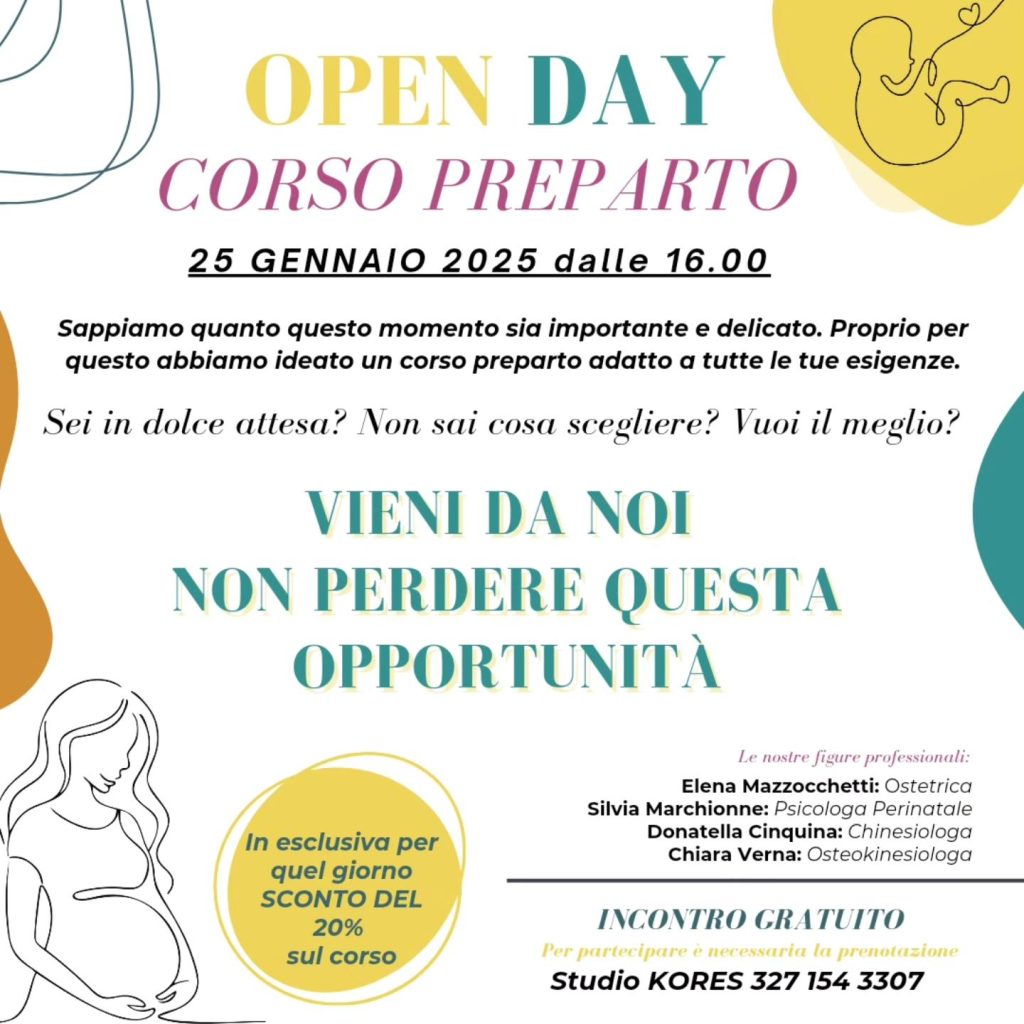 Corso Preparto a Cepagatti di Kores per le famiglie in dolce attesa