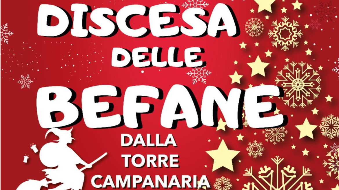 Discesa delle Befane a Cellino Attanasio dalla Torre Campanaria