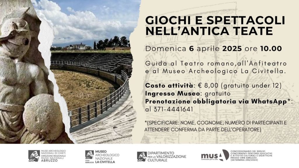 Guida al Teatro Romano all'Anfiteatro e al Museo Archeologico La Civitella