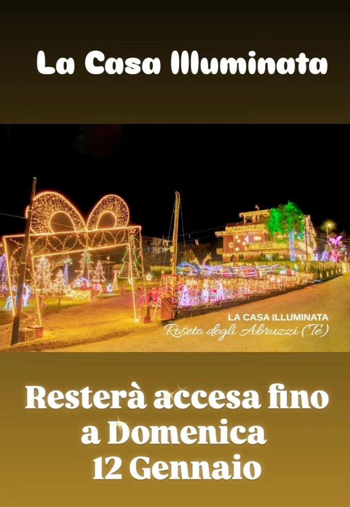 La Casa Illuminata continua ad essere illuminata ancora per un po’ 