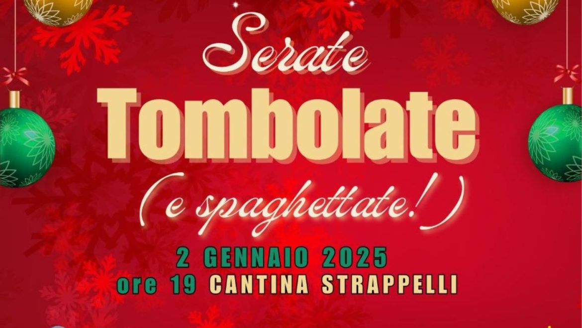 Tombolate e spaghettate a Torano Nuovo con l’arrivo della Befana