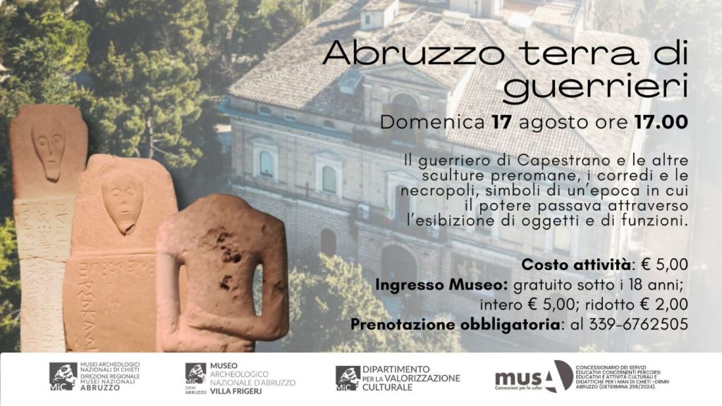 Abruzzo terra di guerrieri al Museo a Chieti