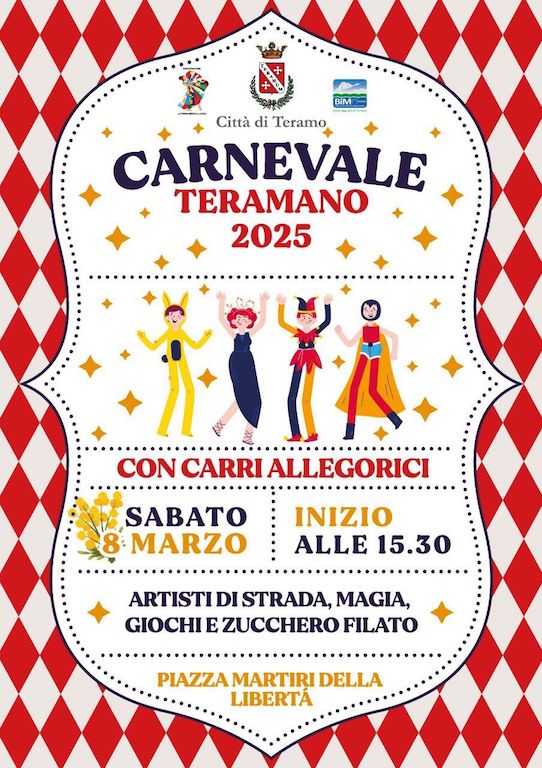 Carnevale Teramano 2025 a Teramo
