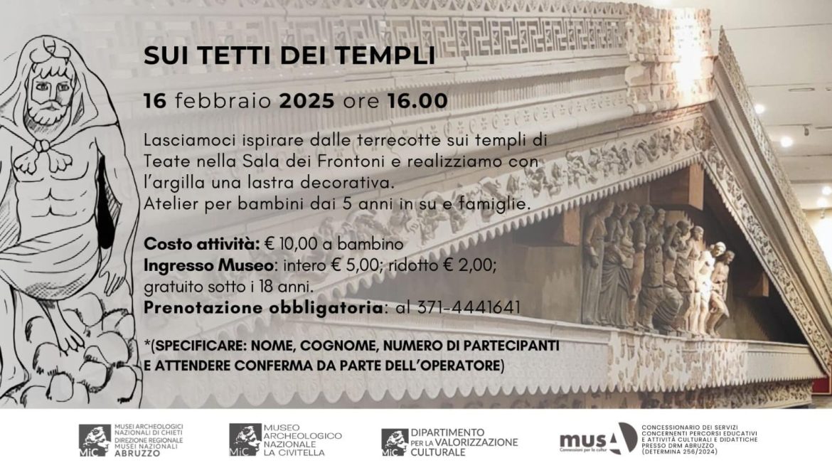 Laboratorio di argilla a Chieti al Museo Archeologico La Civitella
