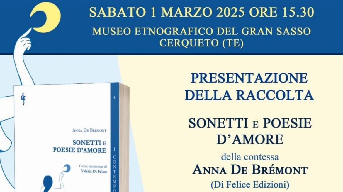 Sonetti d’Amore a Cerqueto di Di Felice Edizioni, borgo, poesie e degustazione-gratuito