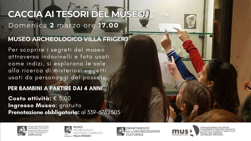 Caccia ai tesori del Museo al Museo Villa Frigeri a Chieti