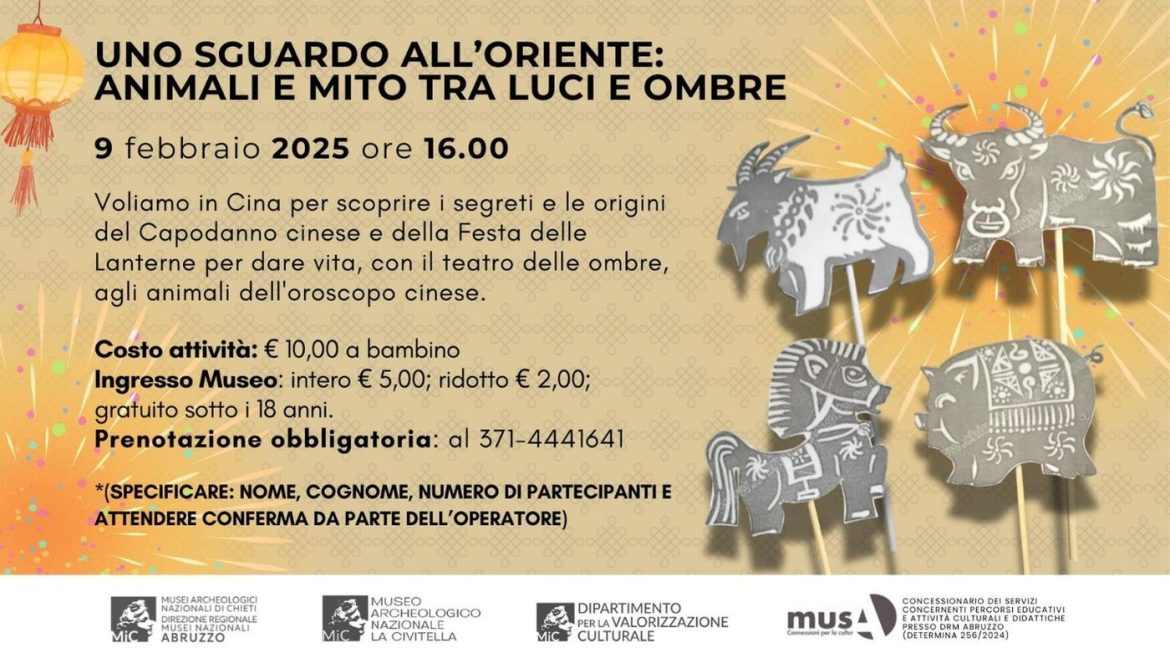 Capodanno e oroscopo cinese al Museo a Chieti con le lanterne