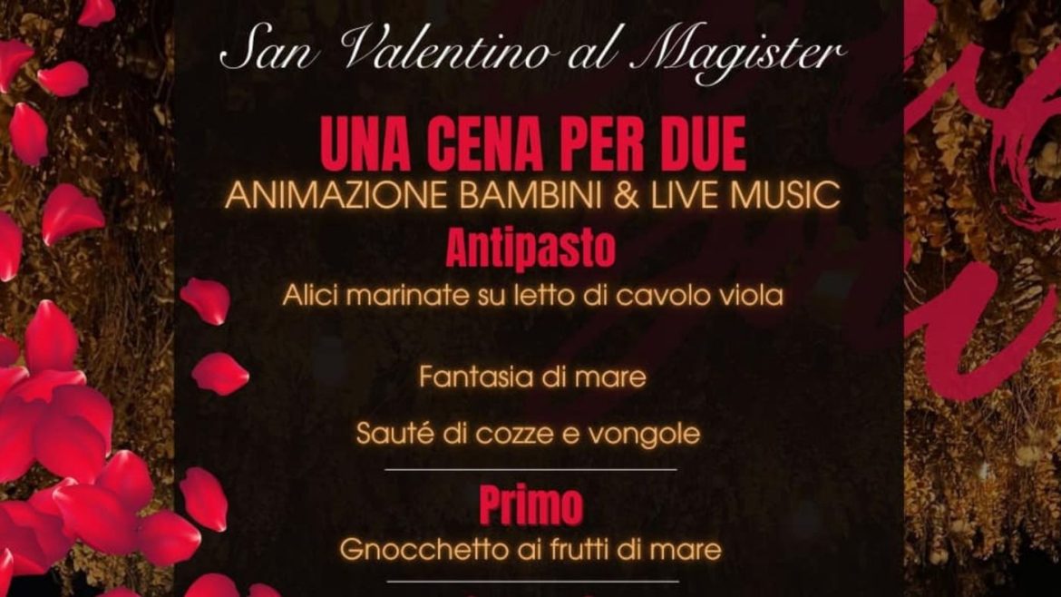 San Valentino a Montesilvano con animazione bimbi e live music
