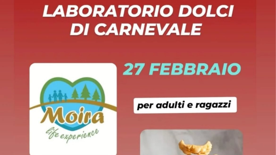 Laboratorio di dolci di Carnevale a Lanciano per ragazzi e adulti