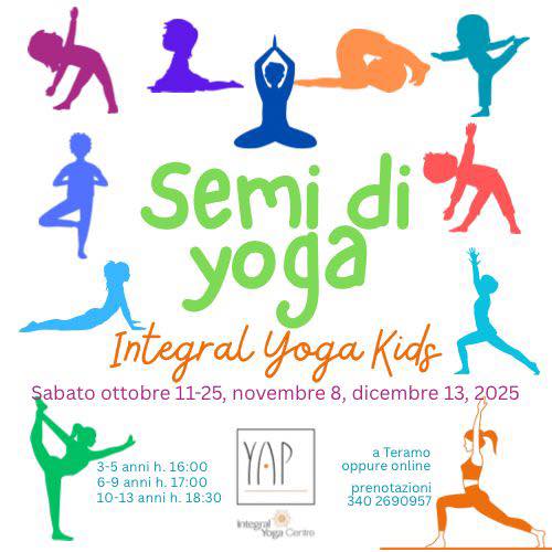 Yoga per bambini e ragazzi 2025 a Teramo