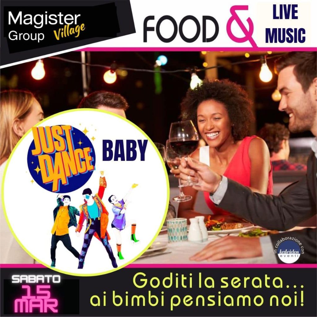 Cena con giochi e attività per bambini a Montesilvano da Magister Village