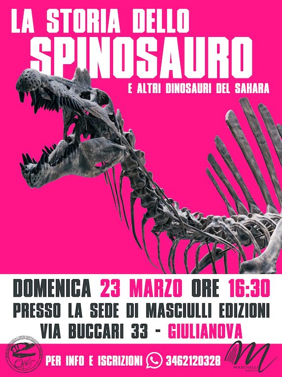 La Storia dello Spinosauro a Giulianova da Masciuli Edizioni