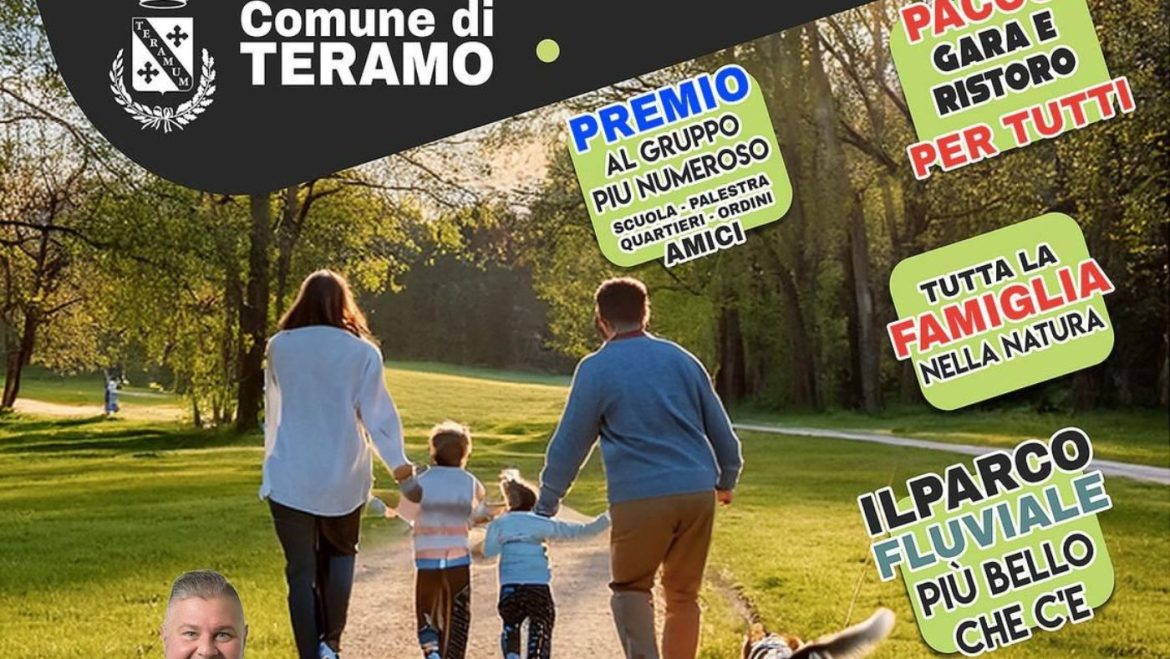 Family Run a Teramo camminata adatta a tutti con due ristori pacco gara e premi
