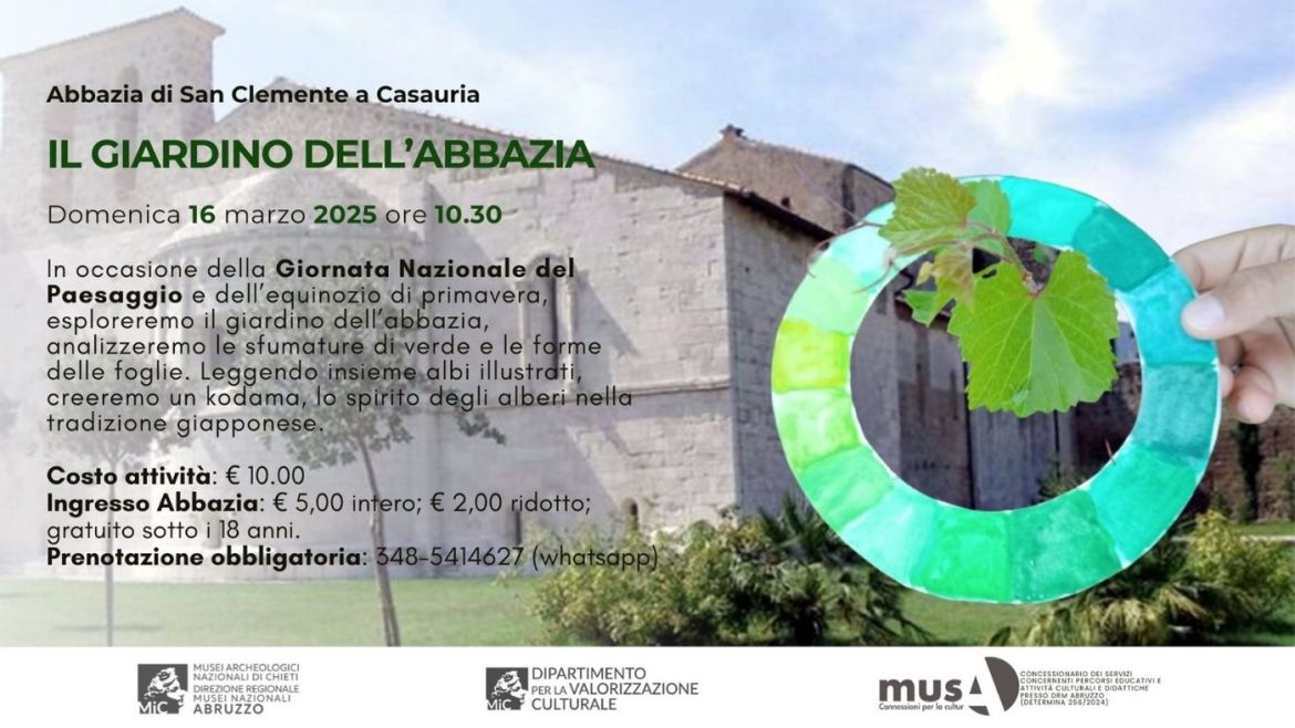 Giornata Nazionale del Paesaggio in Abbazia San Clemente a Casauria