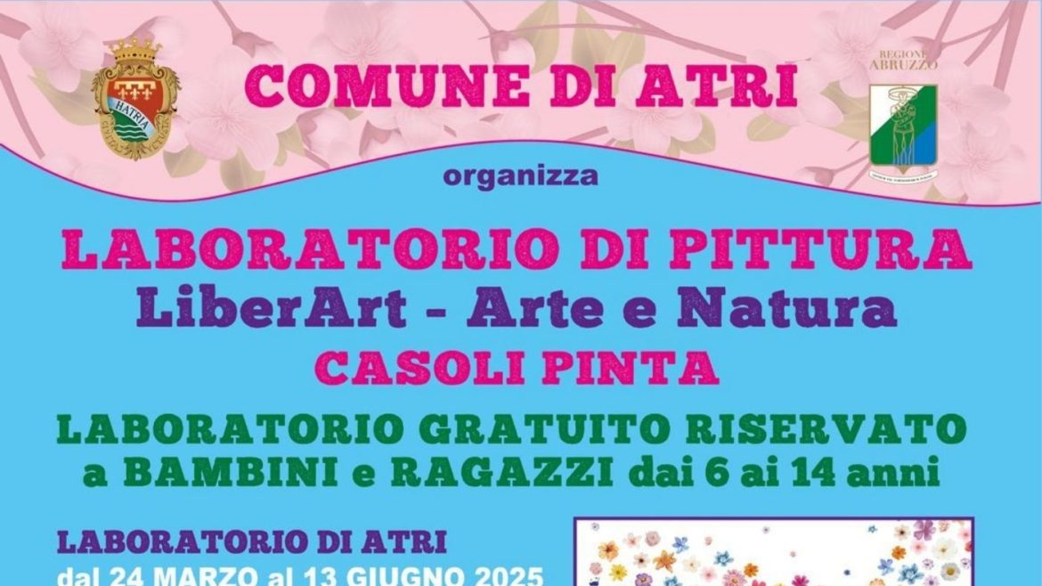 Laboratorio di Pittura ad Atri e Casoli di Atri LiberArt per bambini e ragazzi
