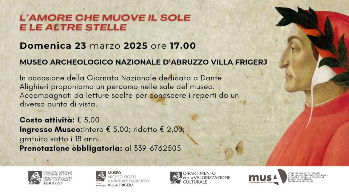 Giornata Nazionale dedicata a Dante Alighieri al Museo a Chieti