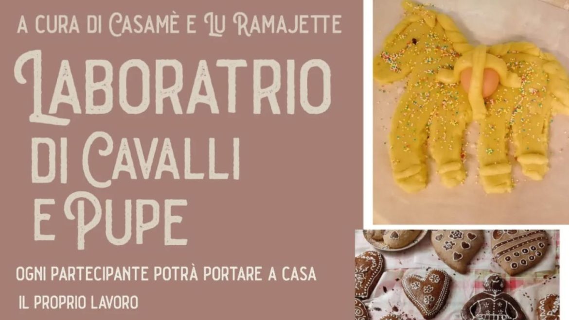 Laboratorio di cavalli e pupe a Civitaquana da Casamè
