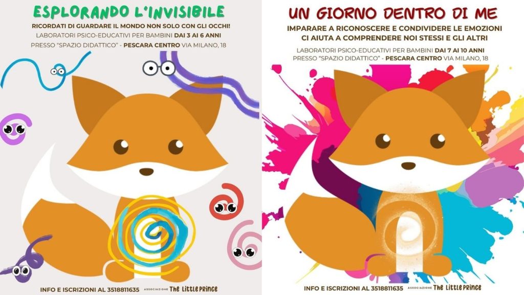 Laboratori psico-educativi a Pescara per bambini dai 3 ai 10 anni