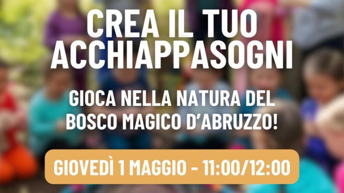 1 maggio nel bosco a Introdacqua laboratorio creativo e pranzo