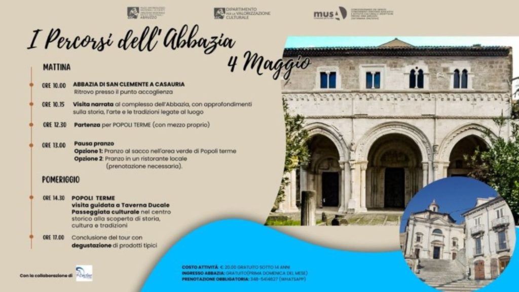 Visite guidate, passeggiate e degustazioni in Abbazia San Clemente a Castiglione a Casauria