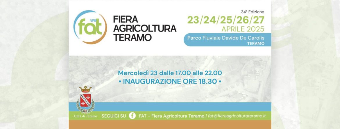 FAT Fiera dell’Agricoltura Teramo 2025 il programma completo
