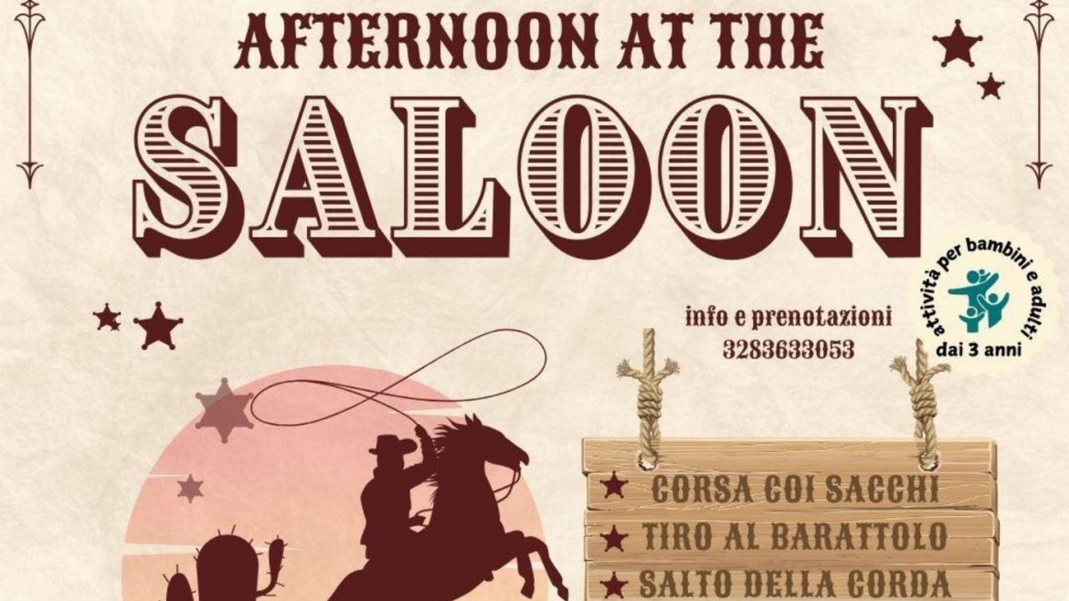 Pomeriggio da Cowboy a Ortona con i cavalli e giochi da Saloon Western