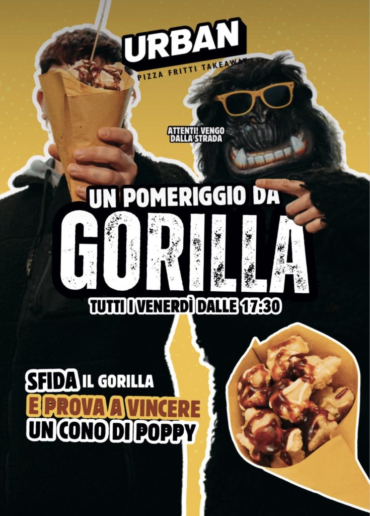 Urban a Giulianova Pizza Fritti Take Away e la sfida con il Gorilla