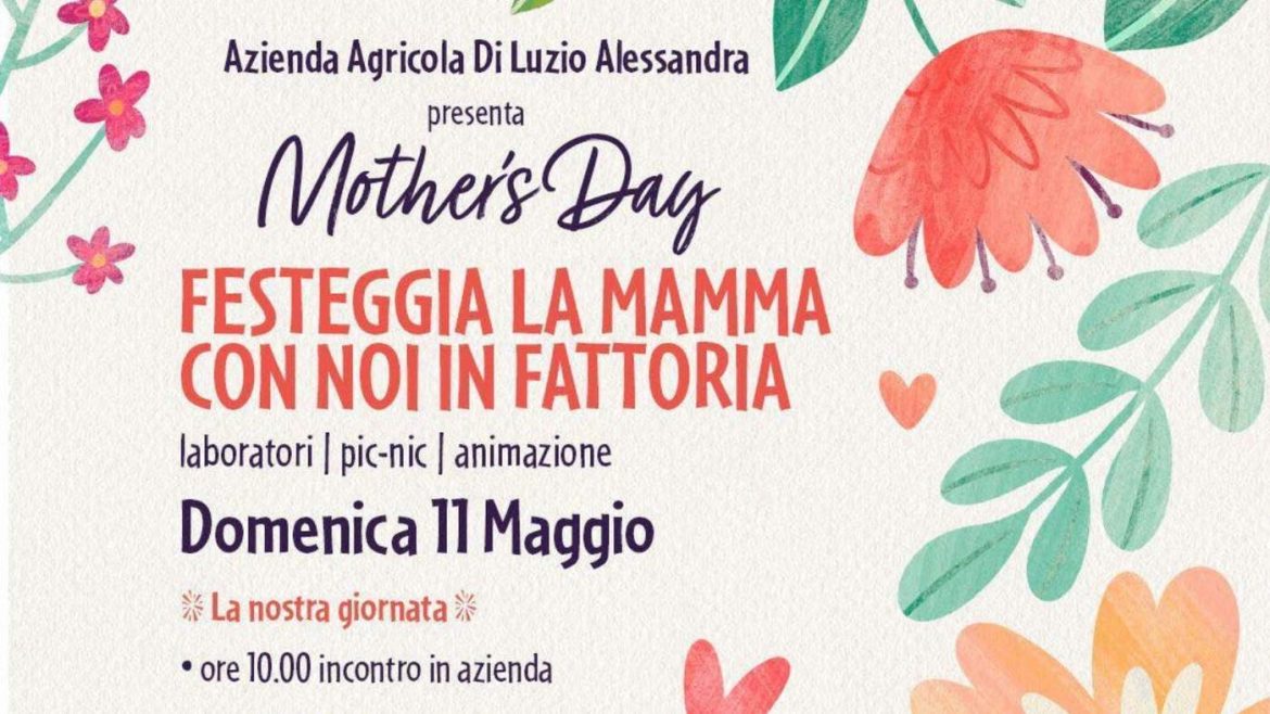 Festa della Mamma a Collecorvino laboratori, picnic e animazione