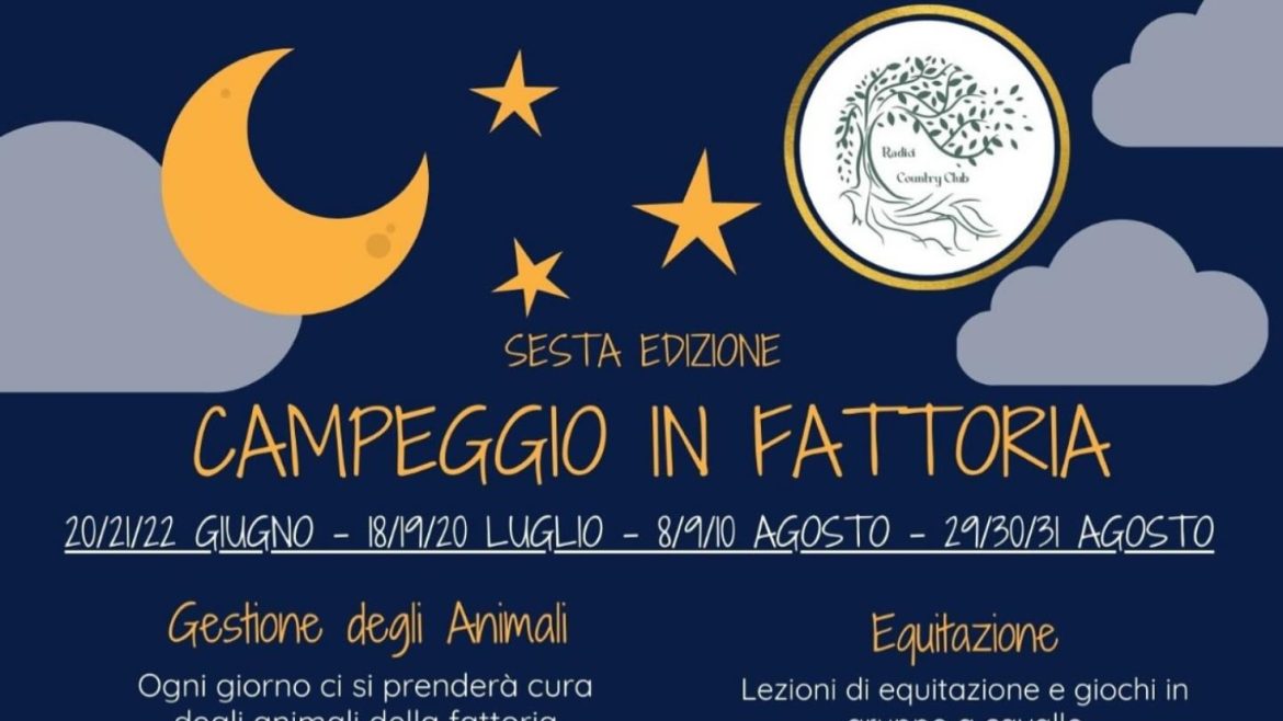 Campeggio in Fattoria 2025 a Pescara animali, orto, laboratori