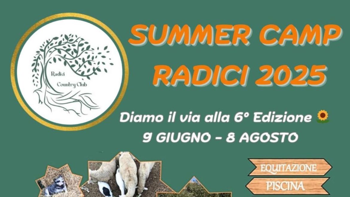 Campo estivo 2025 al maneggio a Pescara di Radici Summer Camp